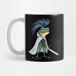 A stylized frog with an eye-catching hairstyle(2) Mug